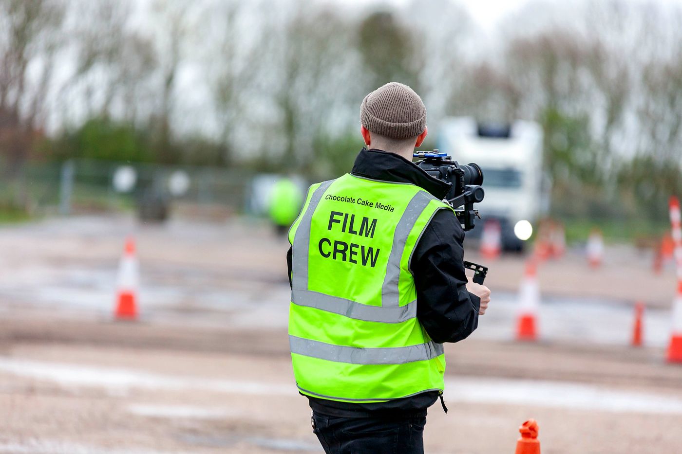 Our crew at a driver training day