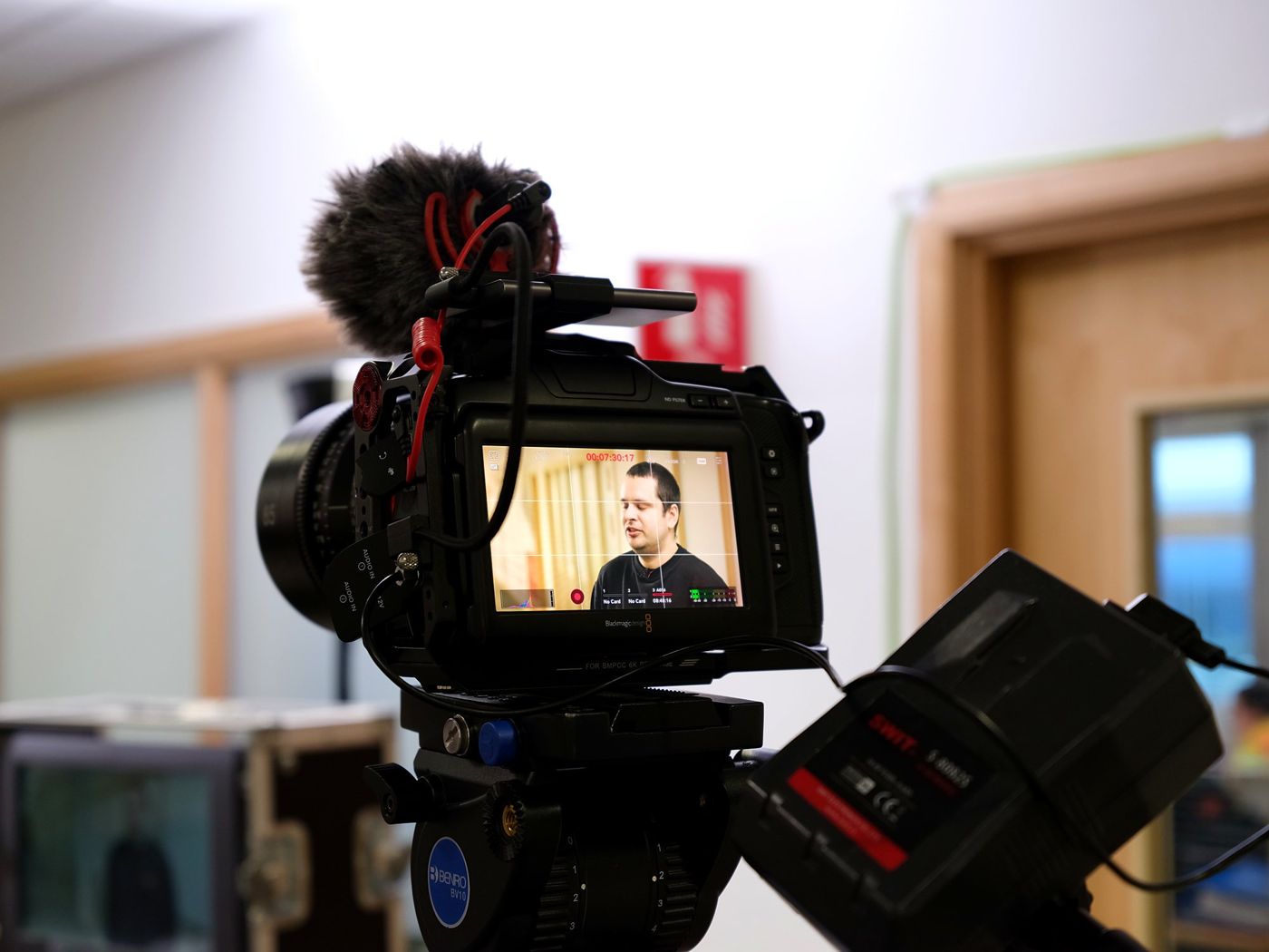 Interview framed and ready to roll